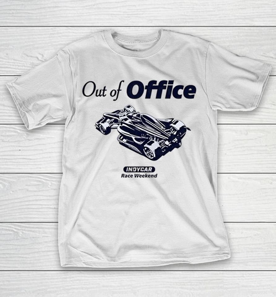 IndyCar race weekend race car graphic out of office Shirts
