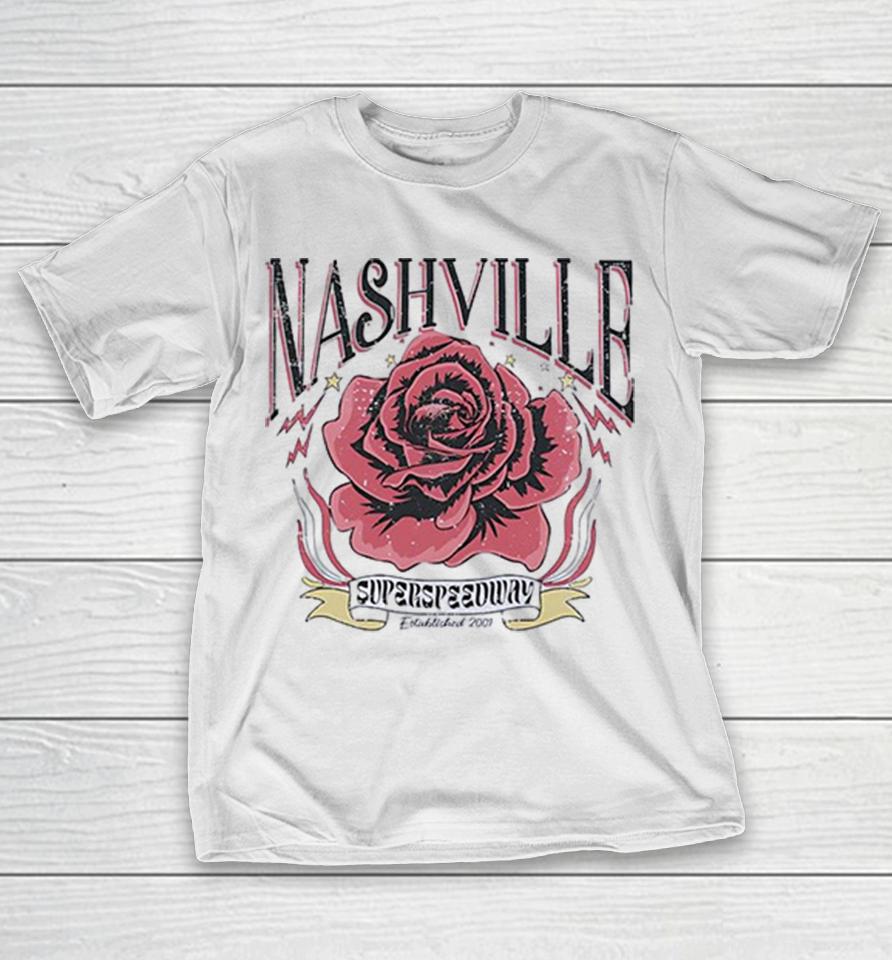 Nashville Superspeedway Established 2001 Rose Flower Racing Sport Team Race Shirts 1 Nashville Superspeedway Established 2001 Rose Flower Racing Sport Team Race Shirts
