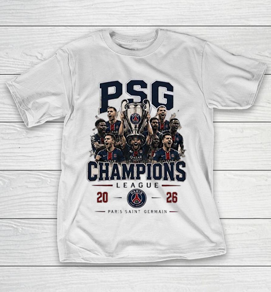 Paris Saint-Germain Holding Cup Champions League Champion 30 Μai 2026 Graphic Shirts 1 Paris Saint-Germain Holding Cup Champions League Champion 30 Μai 2026 Graphic Shirts