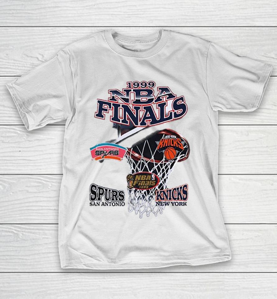 San Antonio Spurs Vs New York Knicks 1999 Nba Finals Basketball Championship Shirts 1 San Antonio Spurs Vs New York Knicks 1999 Nba Finals Basketball Championship Shirts